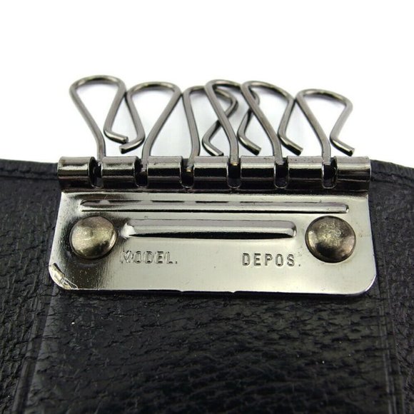 GUCCI key case logo plate leather Auth T18721 - Picture 5 of 8